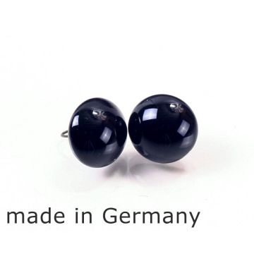 German glass eyes black