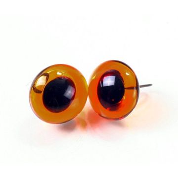 Glass eyes brown