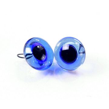 Glass eyes blue