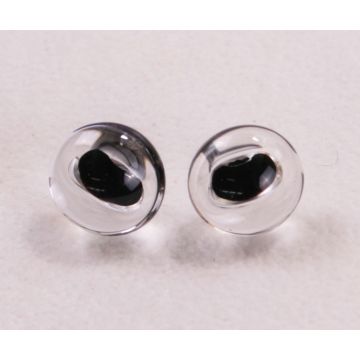 Cat’s eyes glass transparent