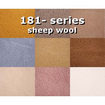Sheep wool with ± 12 mm pile