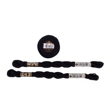 Perlé Nose thread black
