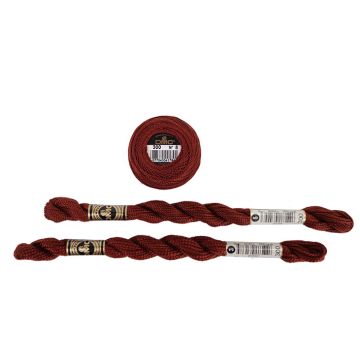 Perlé Nose thread redbrown