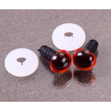 Plastic safety eyes amber