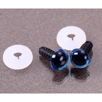 Plastic safety eyes blue