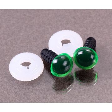 Plastic safety eyes green